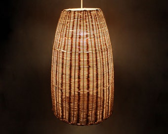 Rattan Pendant Lighting-Ceiling lamp-Rattan Lamp Fixtures-Rattan Decoration- Dining Table Lighting-Rustic Lamps-Restaurant Lighting-110-240V