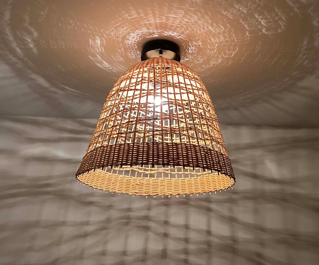 tobacco basket light fixture baskets Please note that wood colors may naturally vary due to the nature of the material Huxley 33 3/4" Wide Tidepool