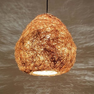 Hand Made From Rattan Hair Pendant Lights - Creative Ceiling Lighting Fixtures- Rural Decorative Lighting-Room Lighting - 110-240V/50-60Hz