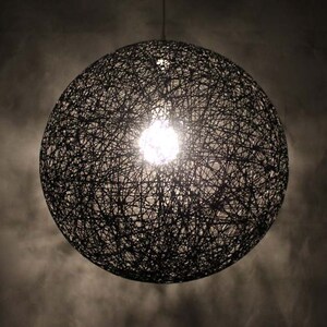 Pendant Light  
Paper Rope Chandelier  
Woven Lampshade  
Boho Lighting  
Custom Chandelier  
Hardwired Pendant  
Plug In Light  
Spherical Pendant  
Eco Friendly Decor  
Modern Home Decor  
Customizable Lighting  
Artisan Chandelier  
Minimalist Lighting
