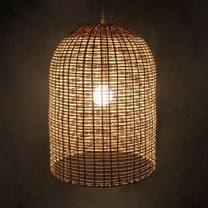 Rattan and Bamboo Sheets Pendant lights-Lighting Pendant-Bamboo Lighting-Decor Lamps-Diameter 17.7 inches-110-240V/50-60Hz Free Shipping image 1