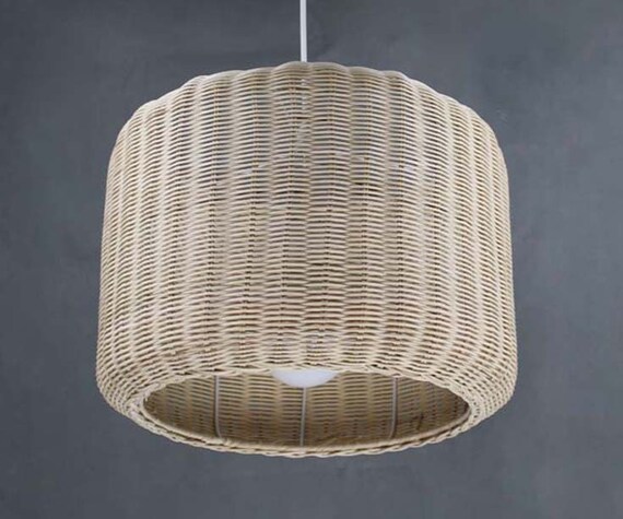 Cylinder Shape Hand Woven From Rattan Pendant New Zealand Cylinder Shape Hand Woven From Rattan, Rattan Pendant Light Shades Nz