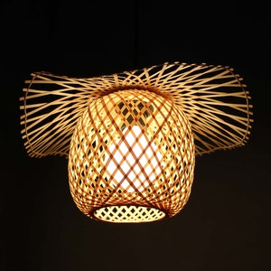 Creative Bamboo Pendant Lights - Modern Lighting - Decorative Lighting - Diameter in 13.7 inches -110-240V/50-60Hz -Free Shipping Worldwide