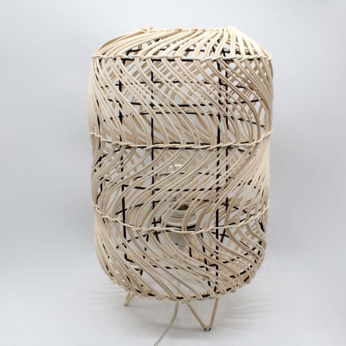 Creative Rattan Table Lamps - Rattan Desk Lighting Fixtures - No Plug Converter - 110-230V/50-60Hz - shops Free Shipping Worldwide