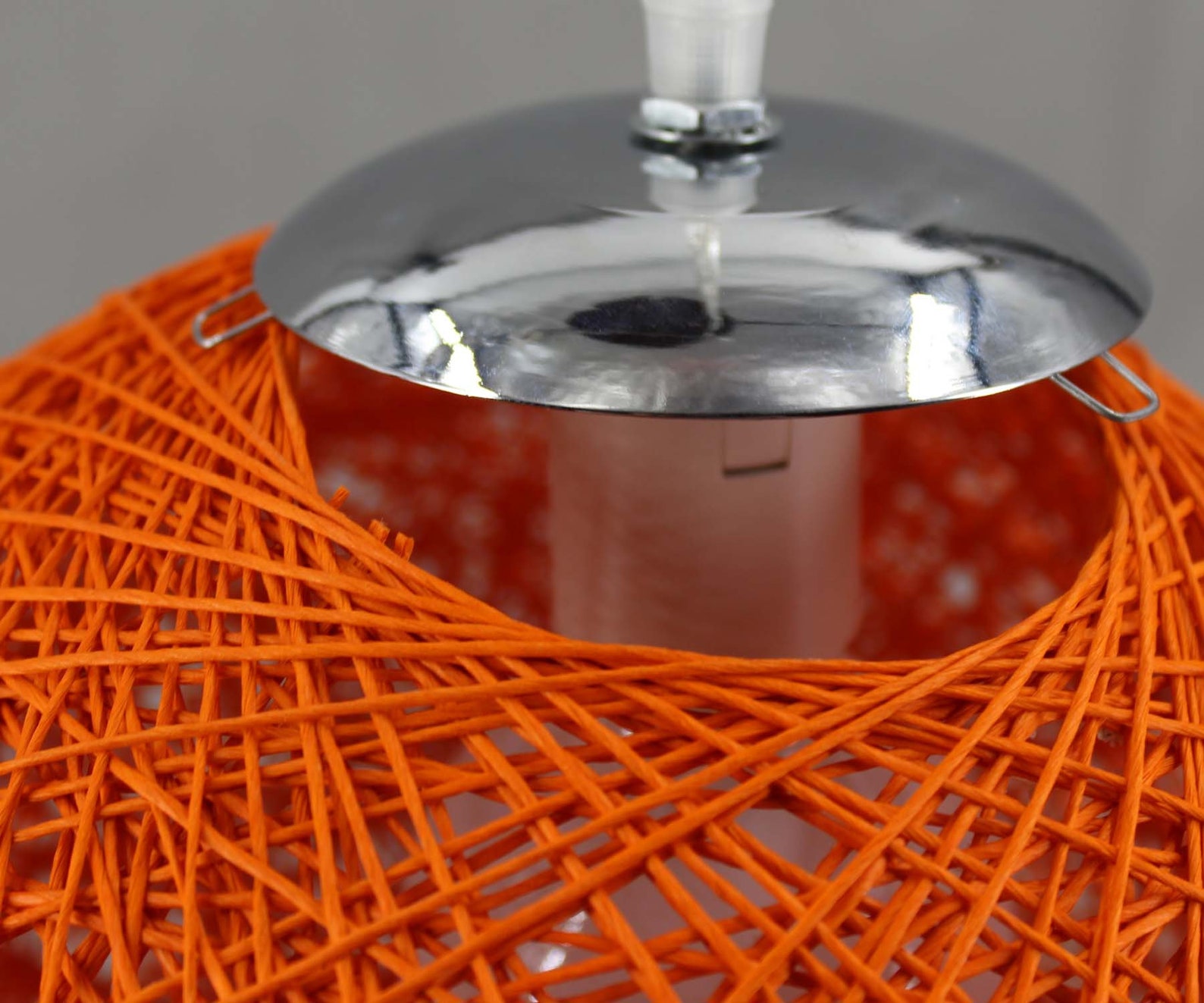 Orange Rope Pendant Light Global Lighting Spherical Etsy