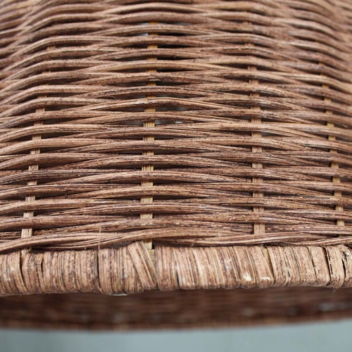 Brown Basket Pendant Lights - Rattan shops Lighting Fixtures - Vintage Lighting - Rustic Lighting - 110-240V/50-60Hz - Free Shipping Worldwide