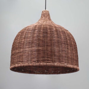 Woven basket pendant lights deals