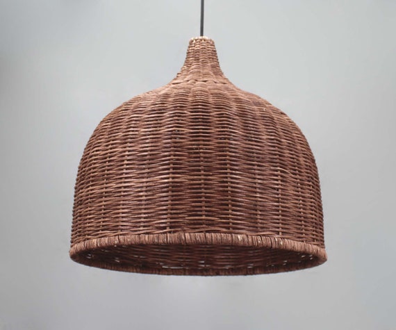 Large basket pendant light deals