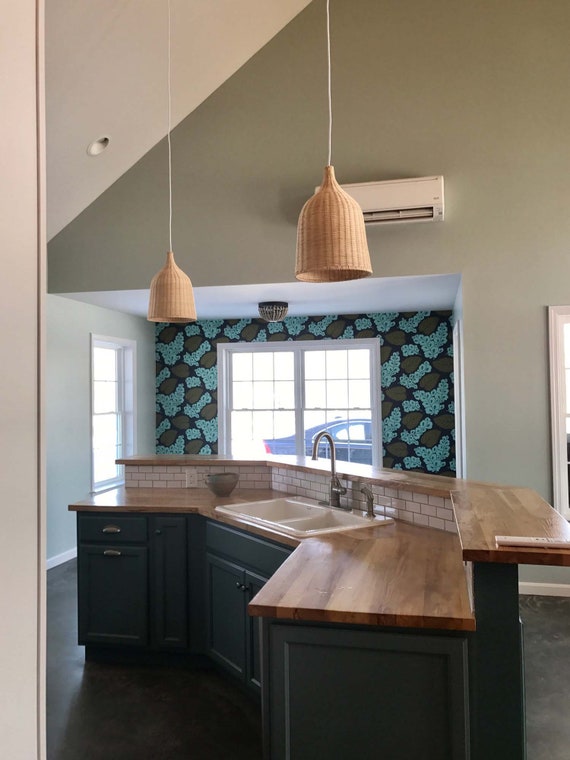 Handwoven Rattan Basket Pendant Light...