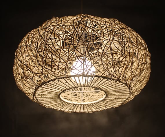 Hand Woven From Rattan And Paper Rope Pendant Lights Decor - Bar Pendant Lighting Height Hand Woven From Rattan And Paper Rope Pendant Lights Decor - Bar Pendant Lighting Height
