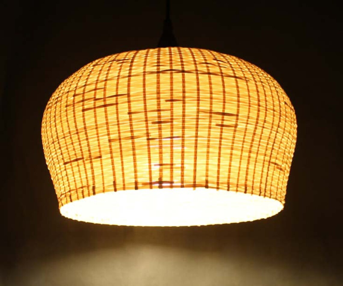 New Bamboo Pendant Lights Bamboo Light Fixture Handmade Etsy