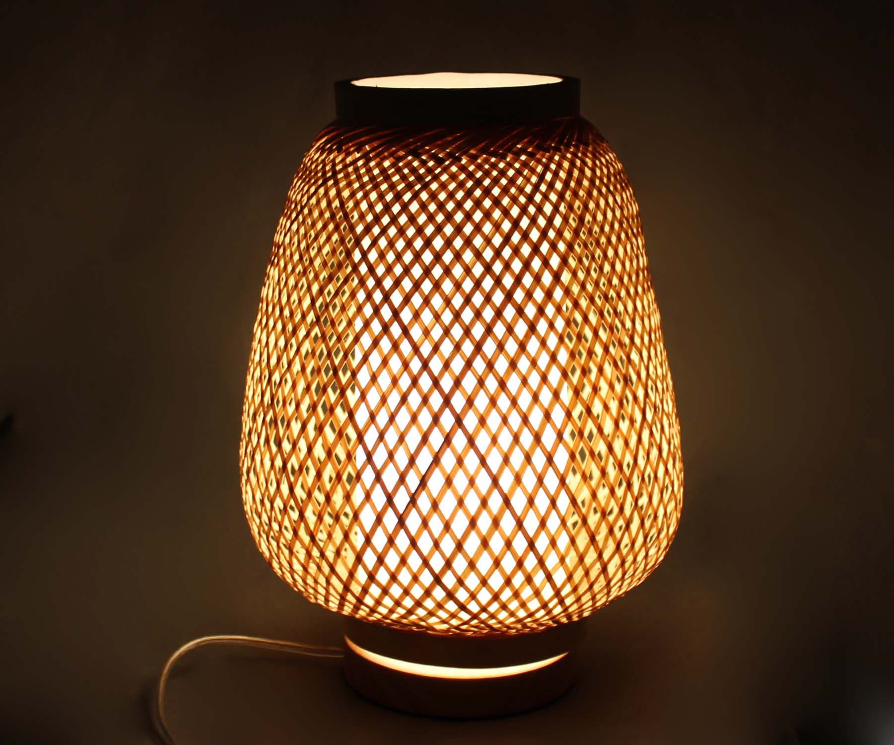 Natural Bamboo And White Parchment Table Lamp Rustic Uk Parchment Table Lamp Rustic, Rustic Parchment Lamp Shades Uk