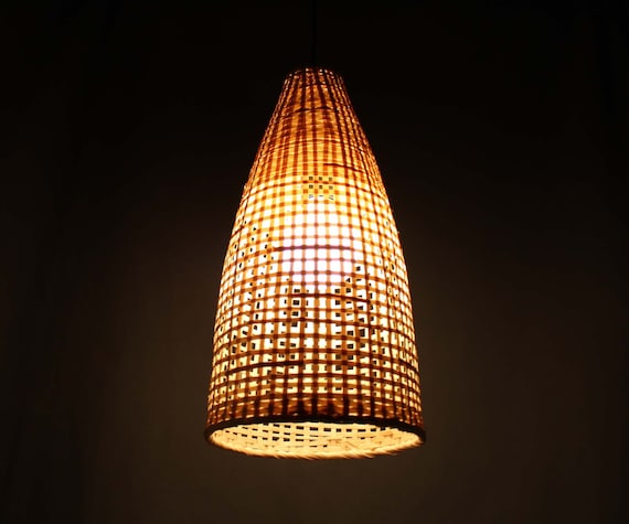 Diy bamboo 2024 pendant light