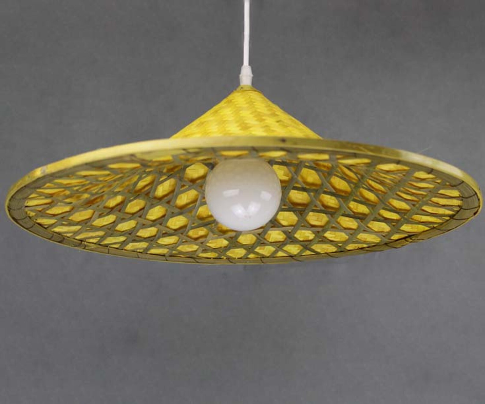 Bamboo Hat Pendant Lightingchandelierceiling Lampbar or Etsy