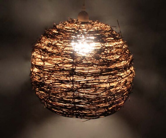 Hemisphere Shape Vine Pendant Lights rustic Lighting vintage