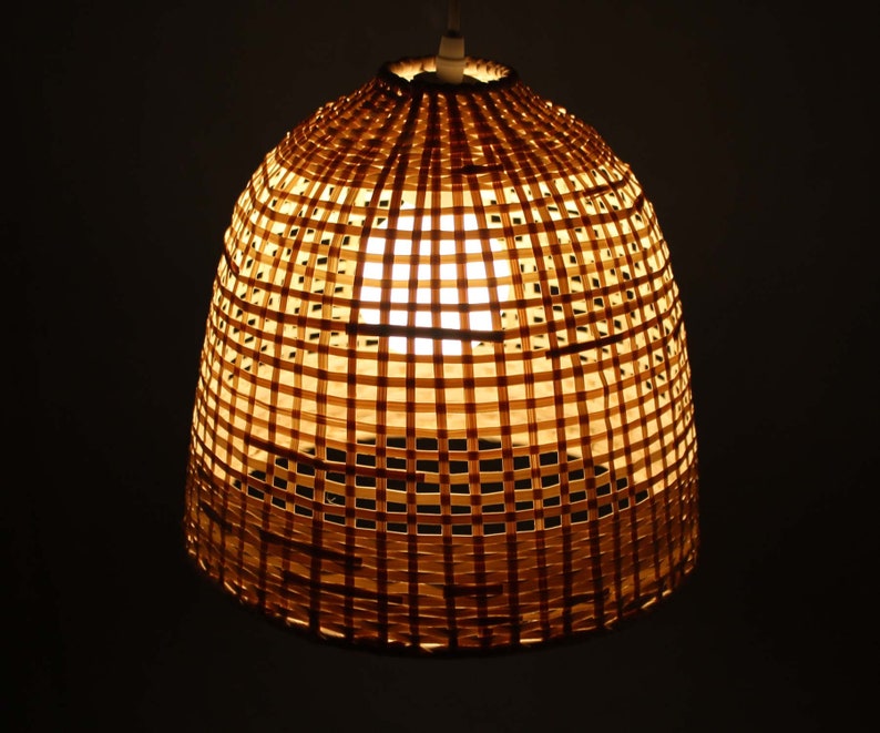 Small Bamboo Lighting Width 20cm Height 25cm- 110-240V50-60Hz Rural Lighting Free Shipping Worldwide Rustic Pendant Light
