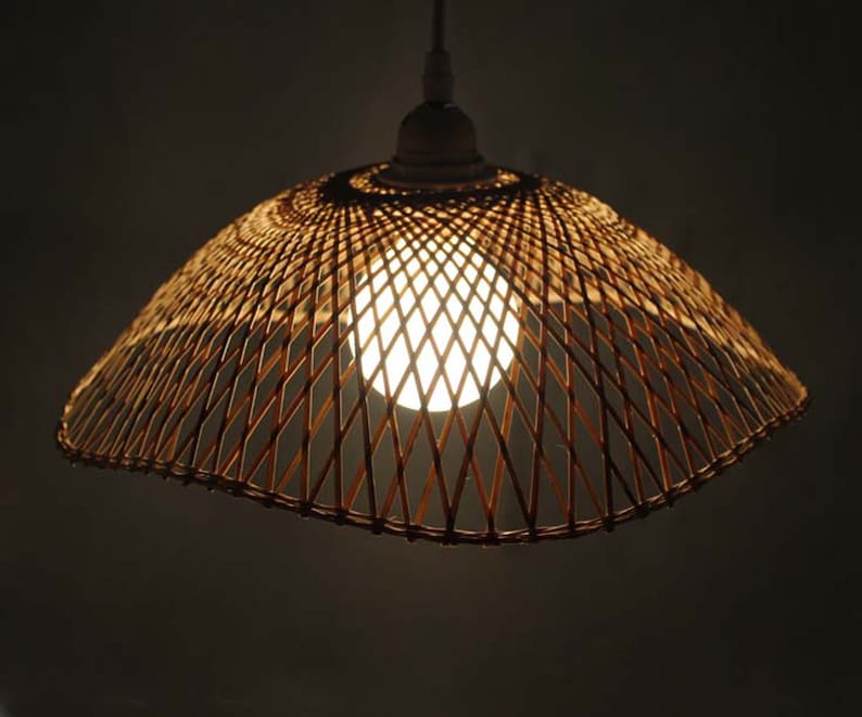 Sample Style Bamboo Pendant Lights Diameter 35 Cm / 45 Cm Etsy