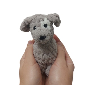 Crochet amigurumi, crochet puppy pattern, crochet toy, crochet pocket puppy, LIL&#39; PUPPY PATTERN