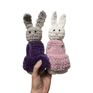 Crochet bunny, pdf pattern, izzy doll, amigurumi toy, crochet rabbit