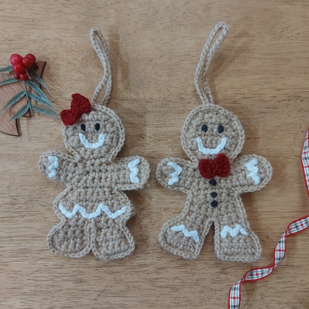 Crochet Ornament Crochet Gingerbread Man Crochet Christmas Decoration