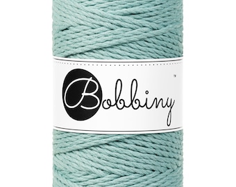 Bobbiny - Corda di macramè, 5 mm di spessore, bianco, in 100% cotone