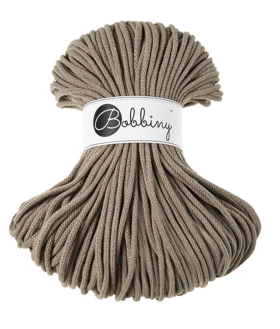 5mm Black Cotton Cord 108 yards 100 meters chunky yarn macrame cord cotton rope Bobbiny