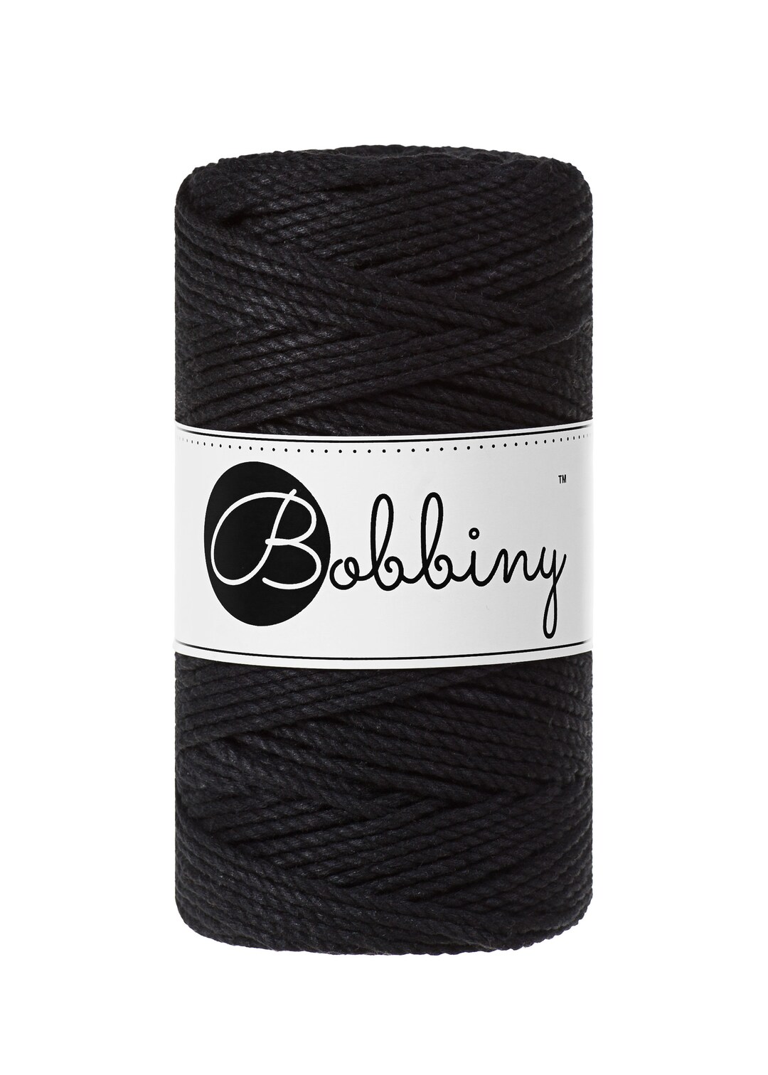 Macrame String Black 4mm - 330g