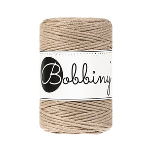 Bobbiny Sand Baby Corda di Macrame 1.5mm 100m - sigle attorcigliata corda di macrame