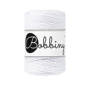 Bobbiny Raw Denim Baby Corda di Macrame 1.5mm 100m - sigle attorcigliata corda di macrame