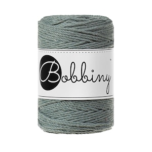 Bobbiny Laurel corda di macrame 100m 1,5mm 3ply - attorcigliata corda di macrame