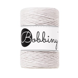 Bobbiny Moonlight Baby Corda di Macrame 1.5mm 100m - sigle attorcigliata corda di macrame