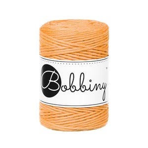Bobbiny Orange Baby Corda di Macrame 1.5mm 100m - sigle attorcigliata corda di macrame