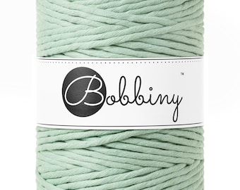 Bobbiny Aloe Macrame Cord: 5mm Single Twist Recycled Cotton