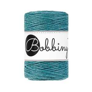 Bobbiny Teal Baby Corda di Macrame 1.5mm 100m - sigle attorcigliata corda di macrame