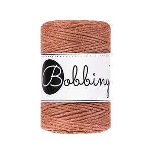 Bobbiny Terracotta Baby Corda di Macrame 1.5mm 100m - sigle attorcigliata corda di macrame