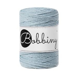 Bobbiny Misty corda di macrame 100m 1,5mm 3ply - attorcigliata corda di macrame