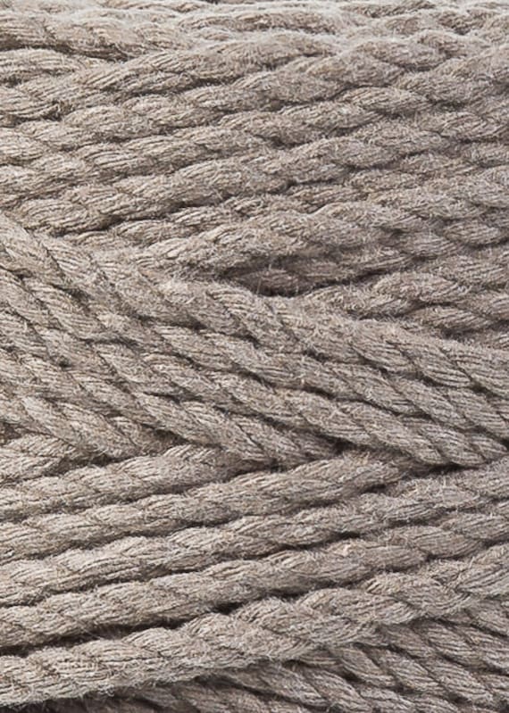 GANXXET MACRAME Cotton Cord 3 Mm 3 Strands Recycled Cotton Rope