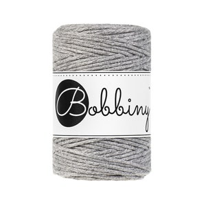 Bobbiny Silver Baby Corda di Macrame 1.5mm 100m - sigle attorcigliata corda di macrame