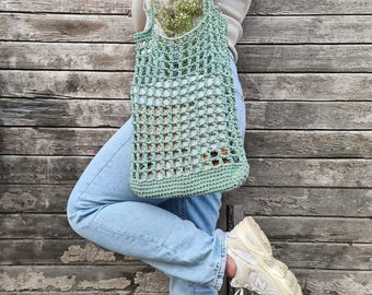 Crochet Bag Daisy Pattern -Bobbiny - PDF Digital Download