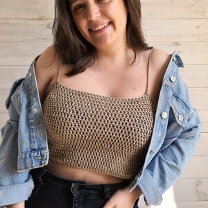 Patrón de top de crochet de verano - Bobbiny - Descarga digital en PDF