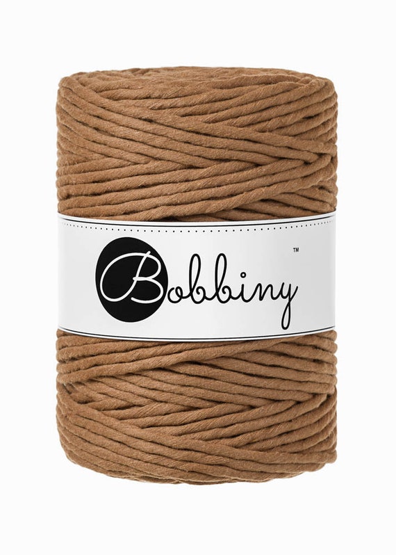 Bobbiny Caramel Makramee Kordel 5mm, 108 Yards (100 Meter