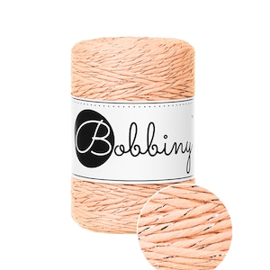 Bobbiny Golden Natural Baby Corda di Macrame 1.5mm 100m - sigle attorcigliata corda di macrame