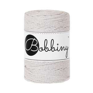 Bobbiny Moonlight  corda di macrame 100m 1,5mm 3ply - attorcigliata corda di macrame