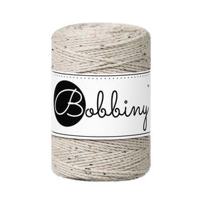 Bobbiny Leopard  corda di macrame 100m 1,5mm 3ply - attorcigliata corda di macrame