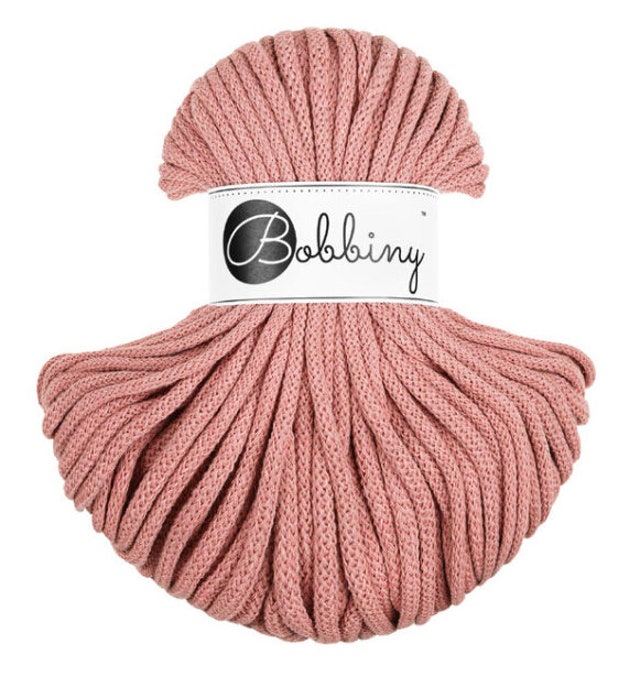 Bobbiny Corda In Cotone Per Macramè - 5 Mm X 100 Metri, Colore Alloro, Certificato OEKO-TEX