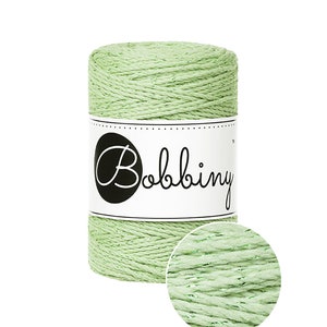 Bobbiny Golden Off White corda di macrame 100m 1,5mm 3ply - attorcigliata corda di macrame