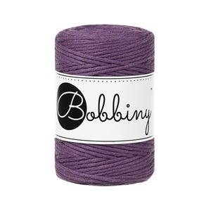Bobbiny Violet Baby Corda di Macrame 1.5mm 100m - sigle attorcigliata corda di macrame