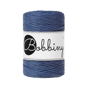 Bobbiny Jeans Baby Corda di Macrame 1.5mm 100m - sigle attorcigliata corda di macrame
