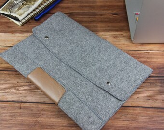 felt Macbook Air 13.3" sleeve Macbook 13 case Macbook Air cover Macbook case Macbook cover Laptop sleeve  H-005