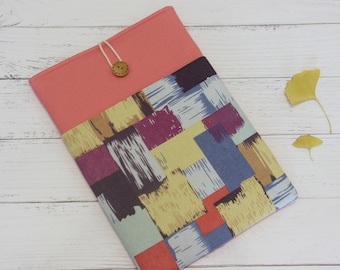 Vintage Floral Pink Print Laptop Sleeve Aesthetic | Cotton Linen MacBook Case for 13" 14" 15" | Cute Protective Sleeve | Blogger Favorite